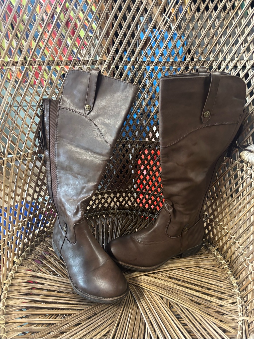 Classic Women's Tall Riding Boots - Brown